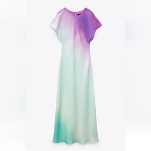 Zara Ombré Tie Dye Dress